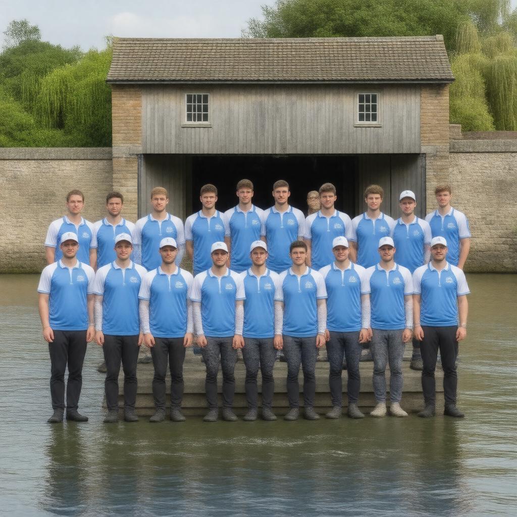 AI-created image of Cambridge University Boat Club