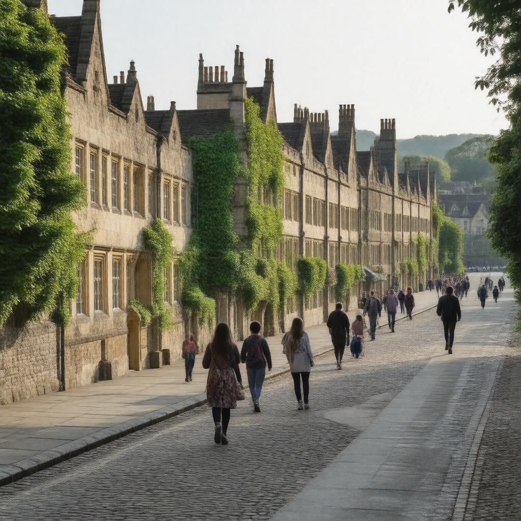 AI-created image of Cambridge University Colleges