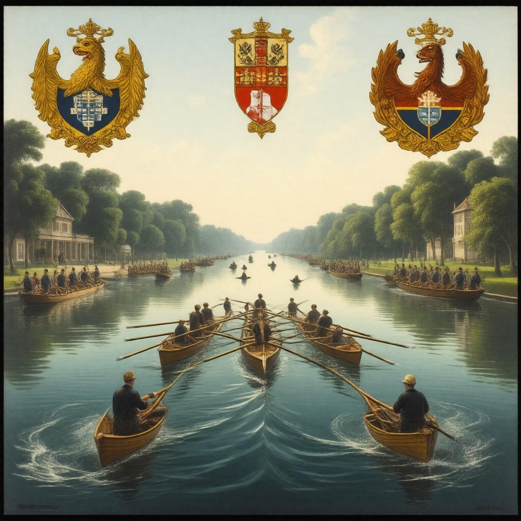 AI-created image of Cambridge University Combined Boat Clubs
