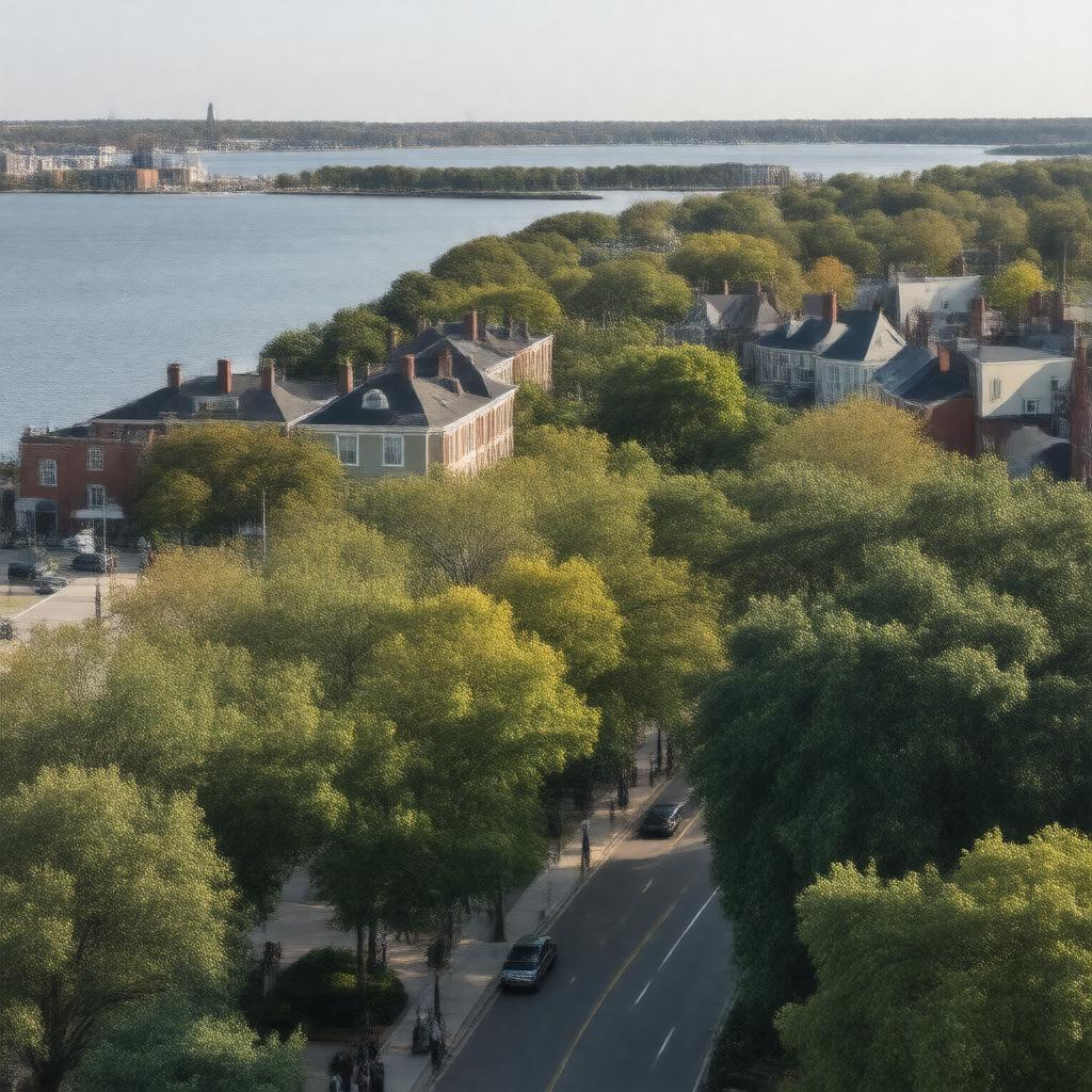 AI-created image of Cambridgeport