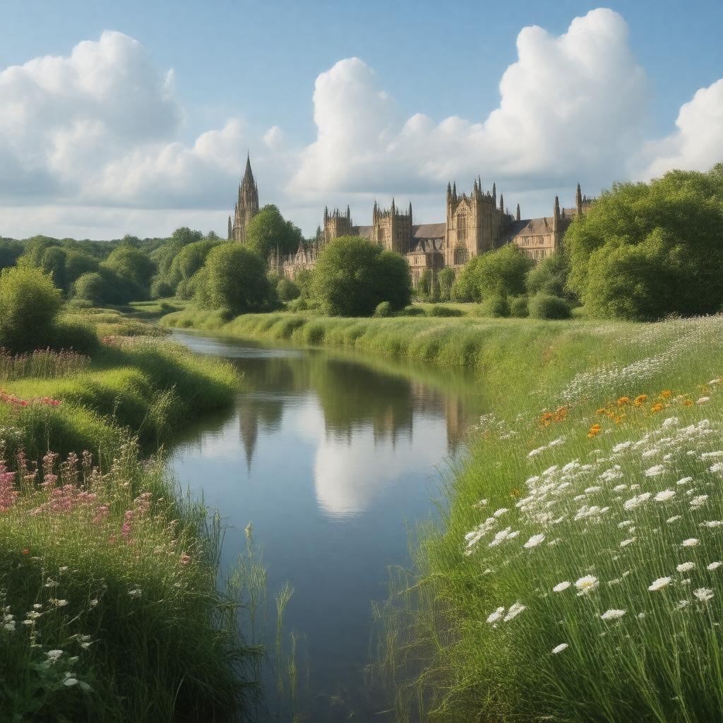 AI-created image of Cambridgeshire