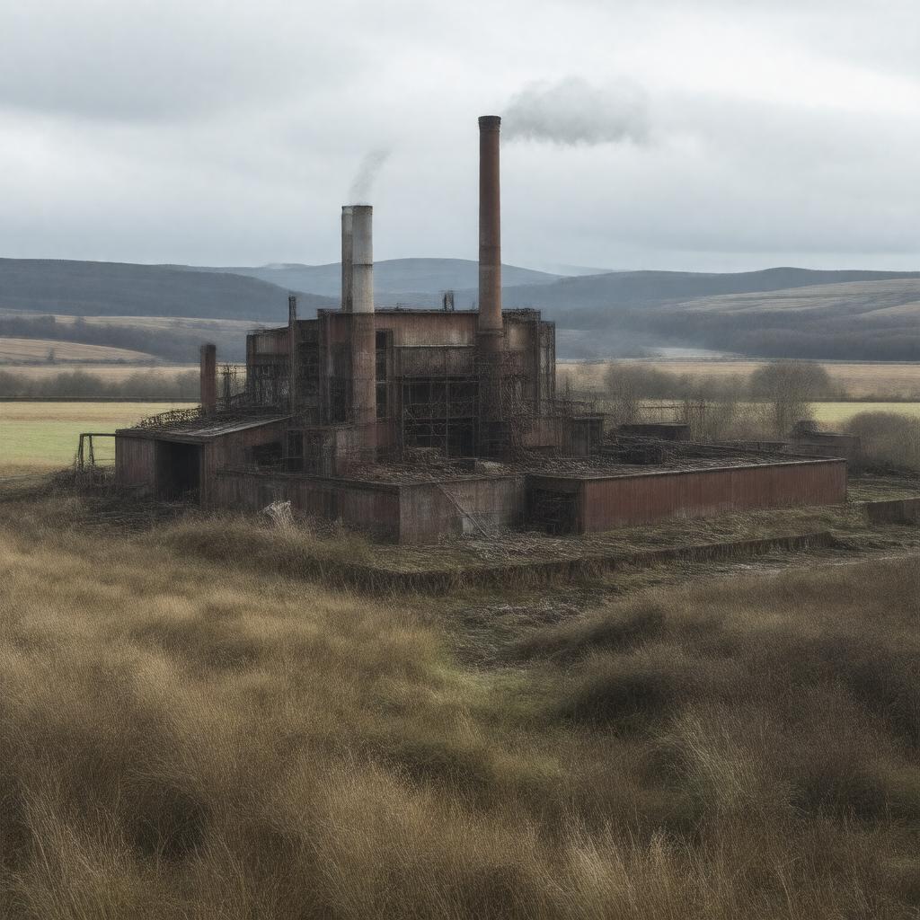 AI-created image of Cambuslang Steelworks