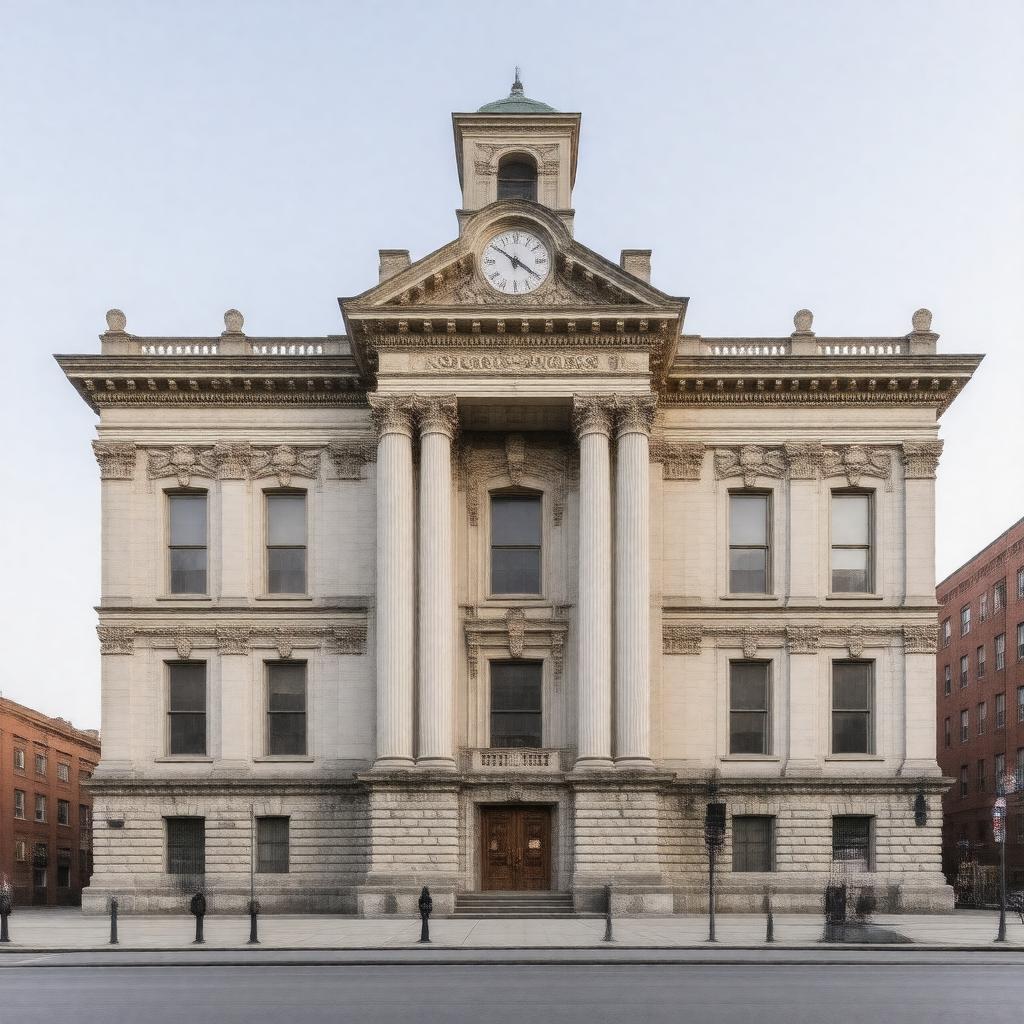 AI-created image of Camden County Courthouse