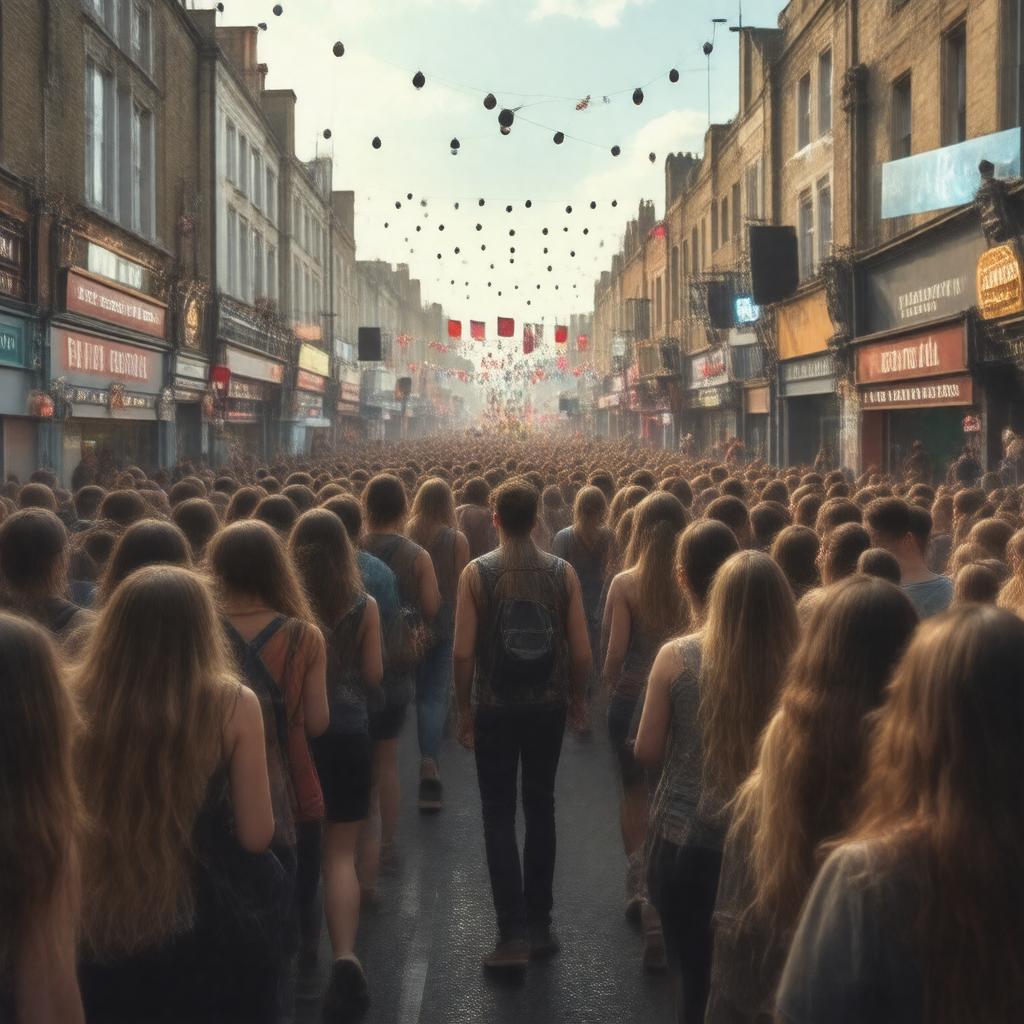 Click to view larger image AI-created image of Camden Crawl