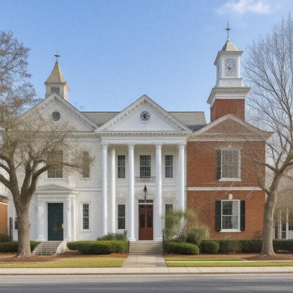 AI-created image of Camden Historic District