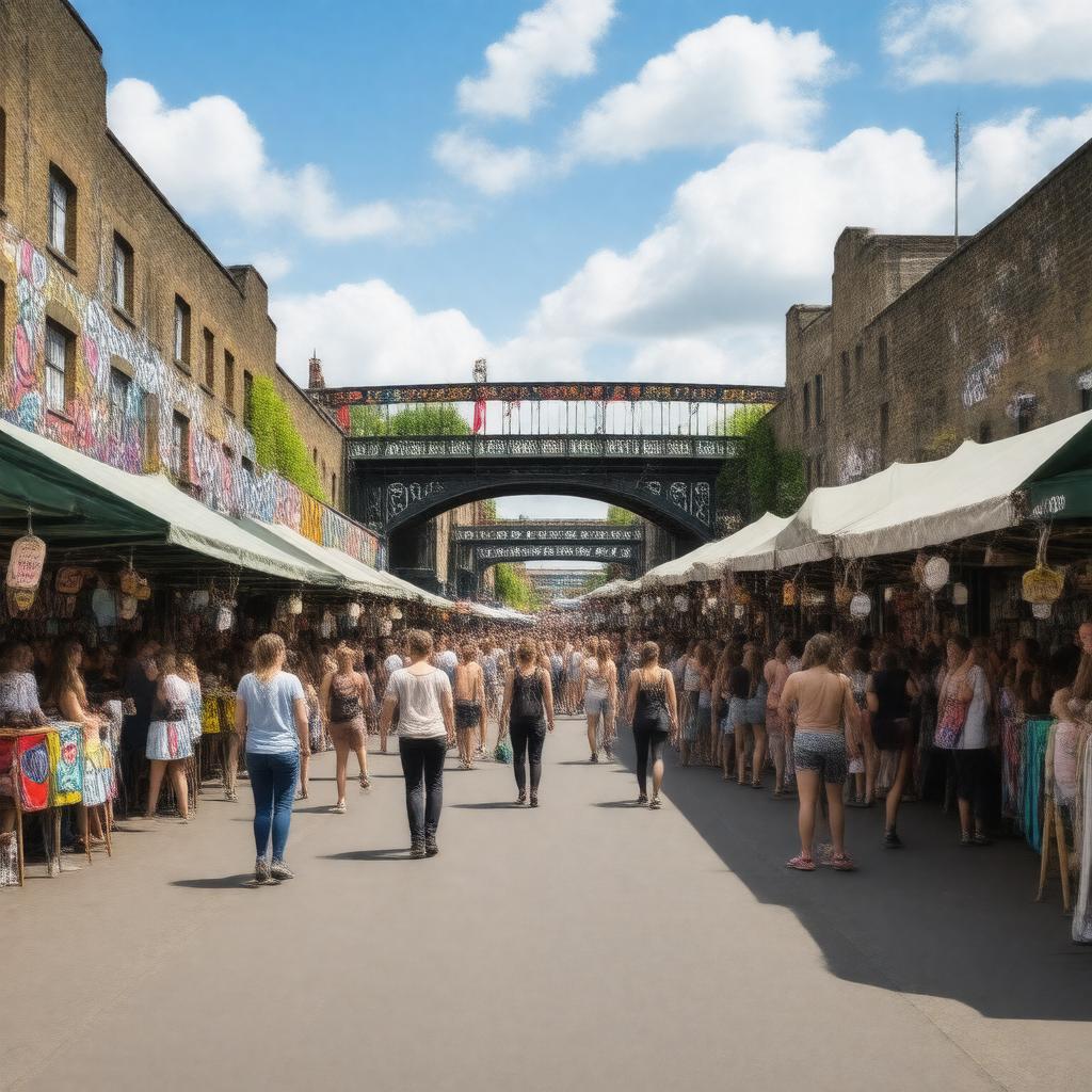 AI-created image of Camden, London