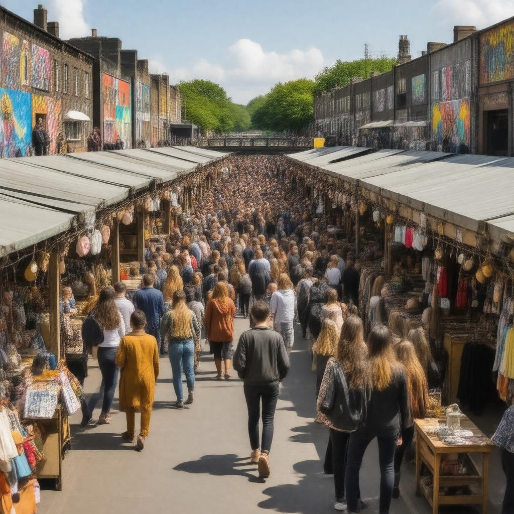 AI-created image of Camden Market