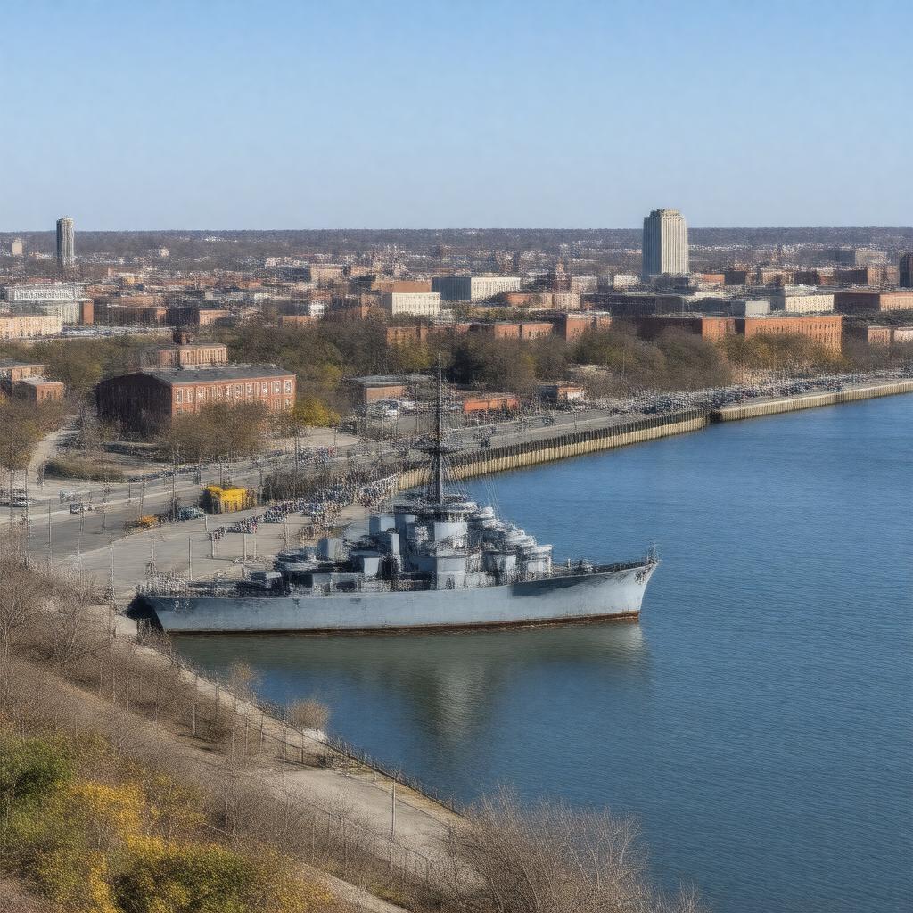 AI-created image of Camden, New Jersey