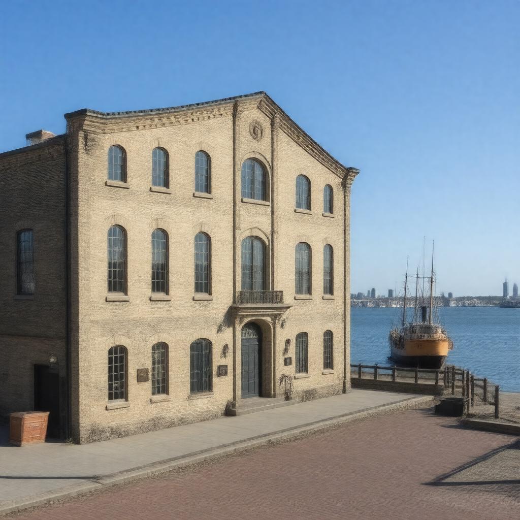 AI-created image of Camden Shipyard & Maritime Museum