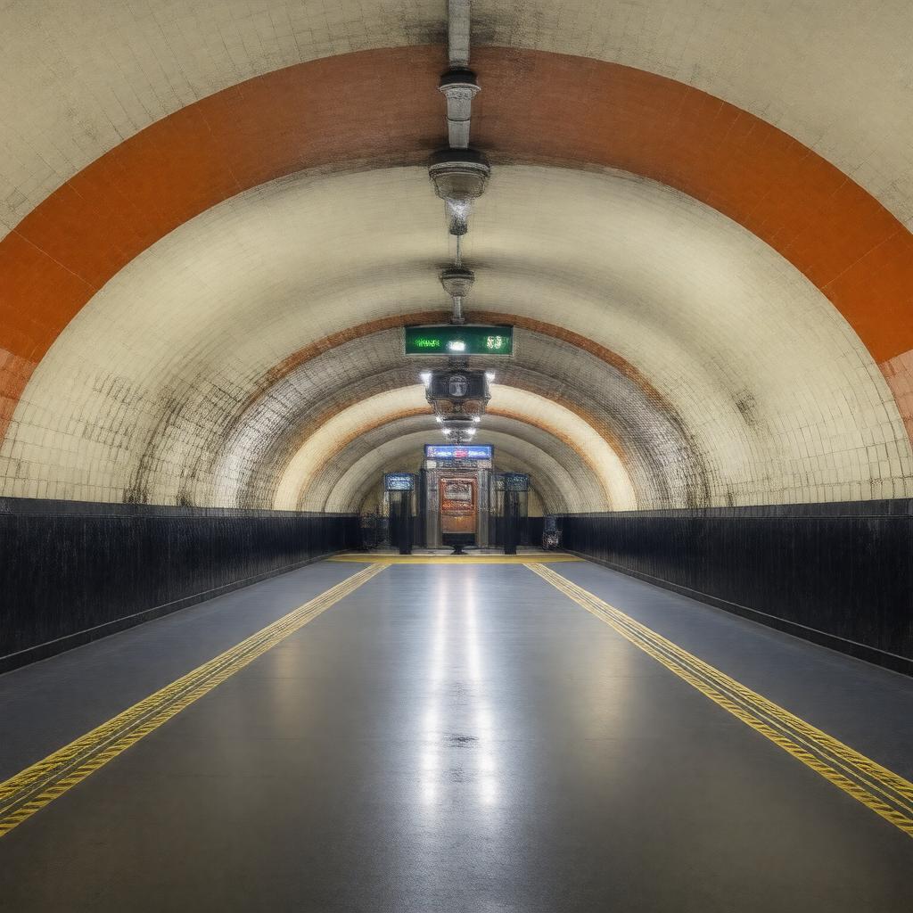 AI-created image of Camden Town Underground Station