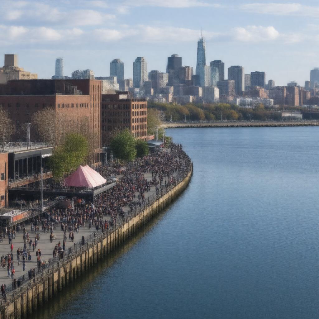 AI-created image of Camden Waterfront