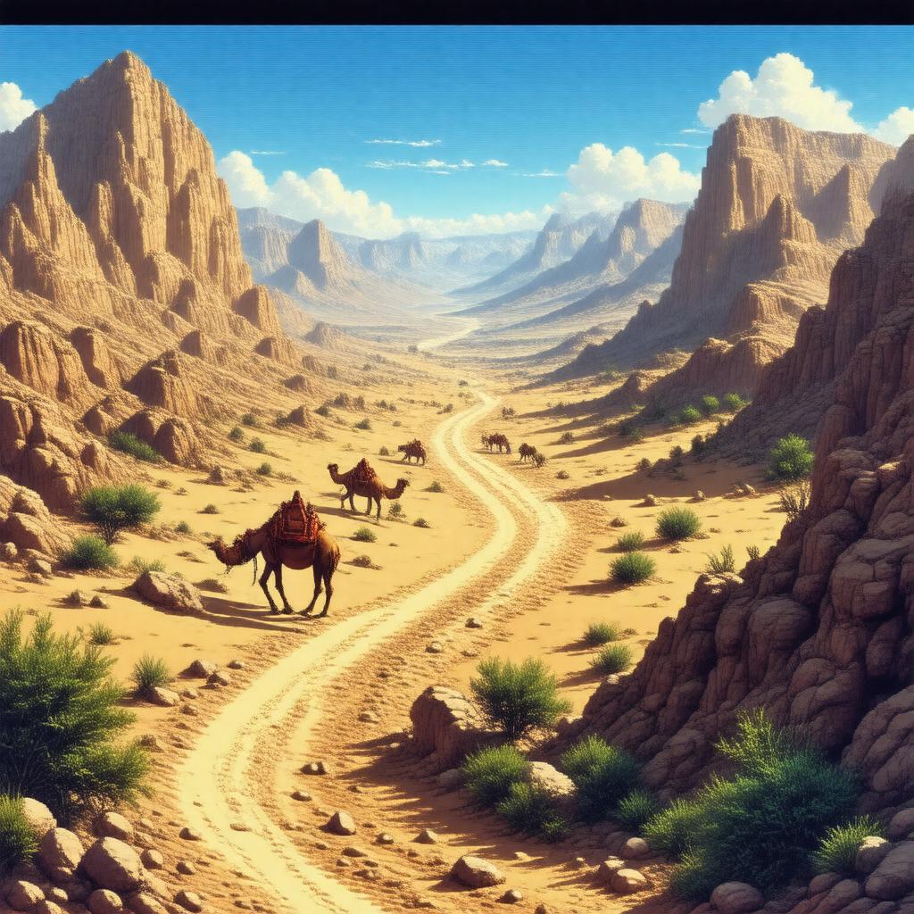 AI-created image of Camel Path