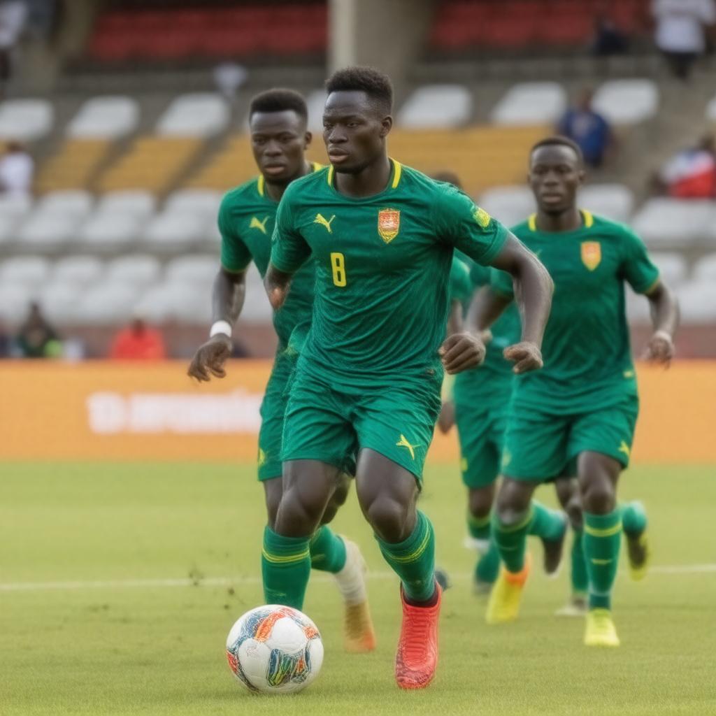 AI-created image of Cameroon national football team