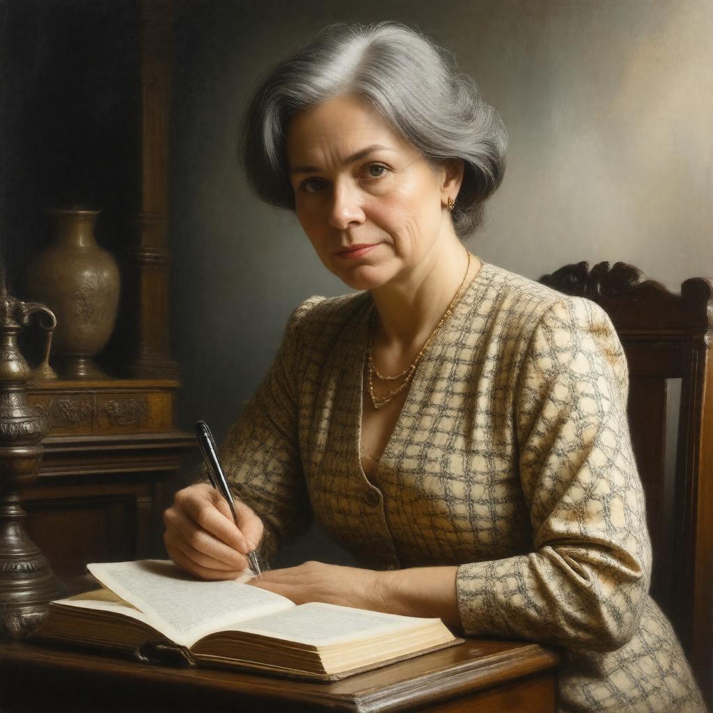 AI-created image of Camilla Haven Lamont