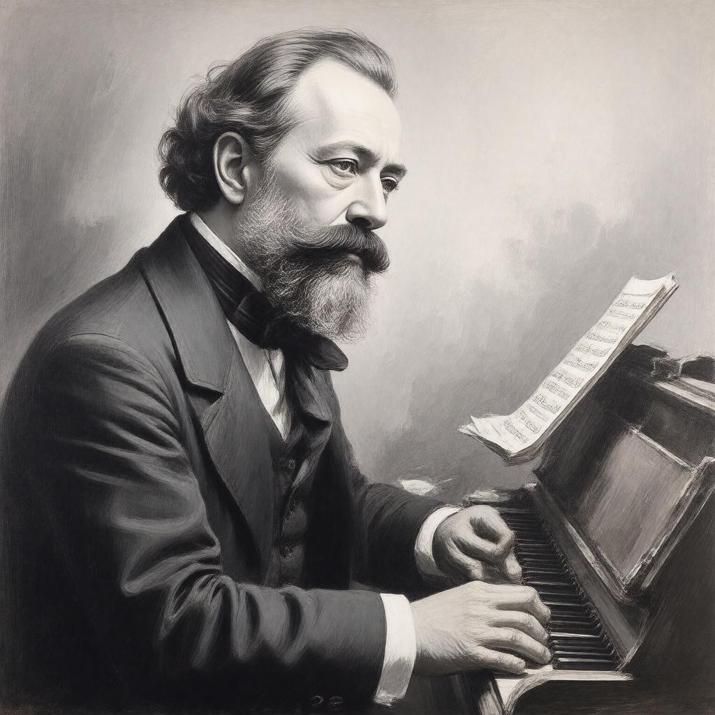 AI-created image of Camille Saint-Saëns
