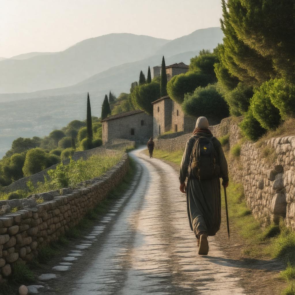 AI-created image of Camino de Santiago