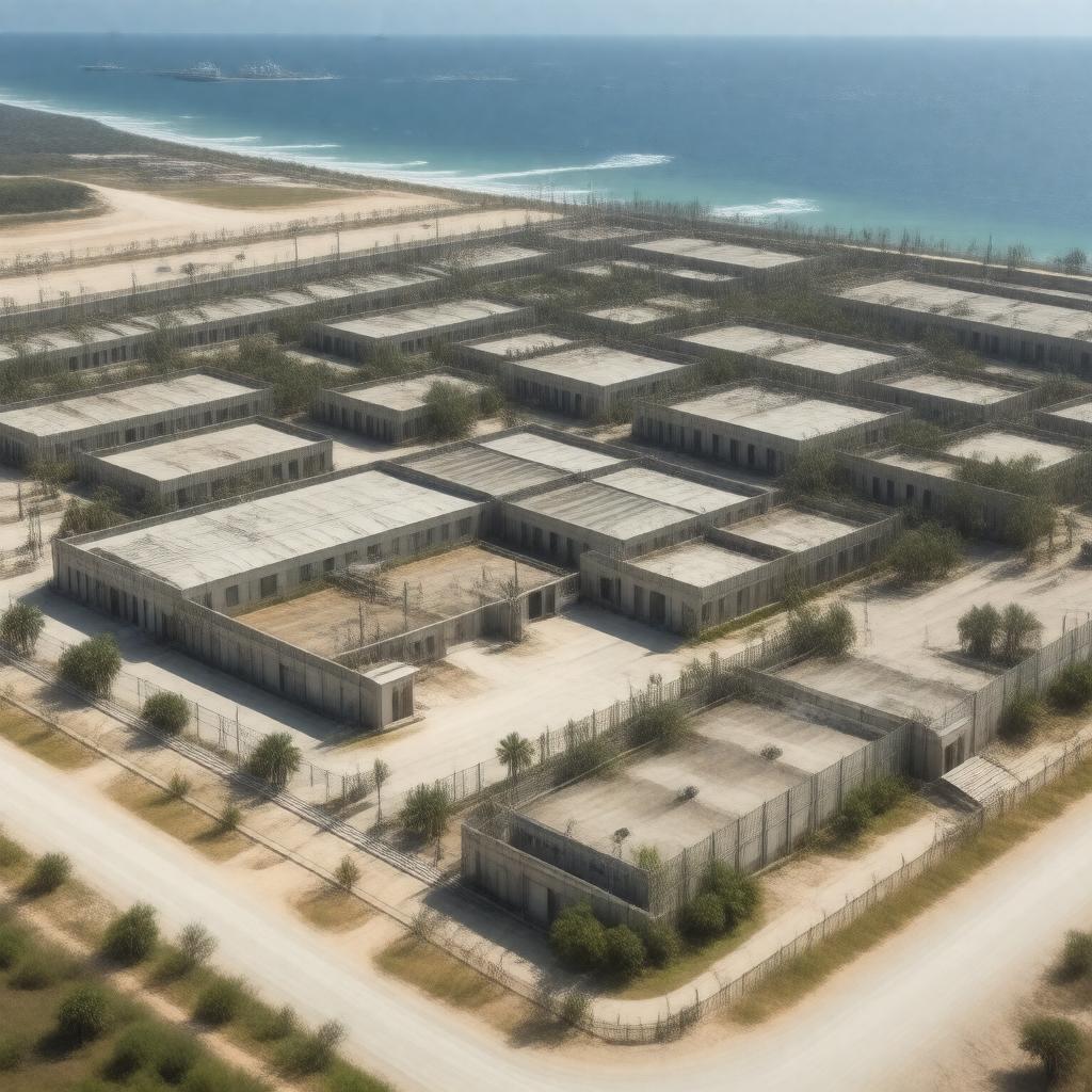 Click to view larger image AI-created image of Camp Justice