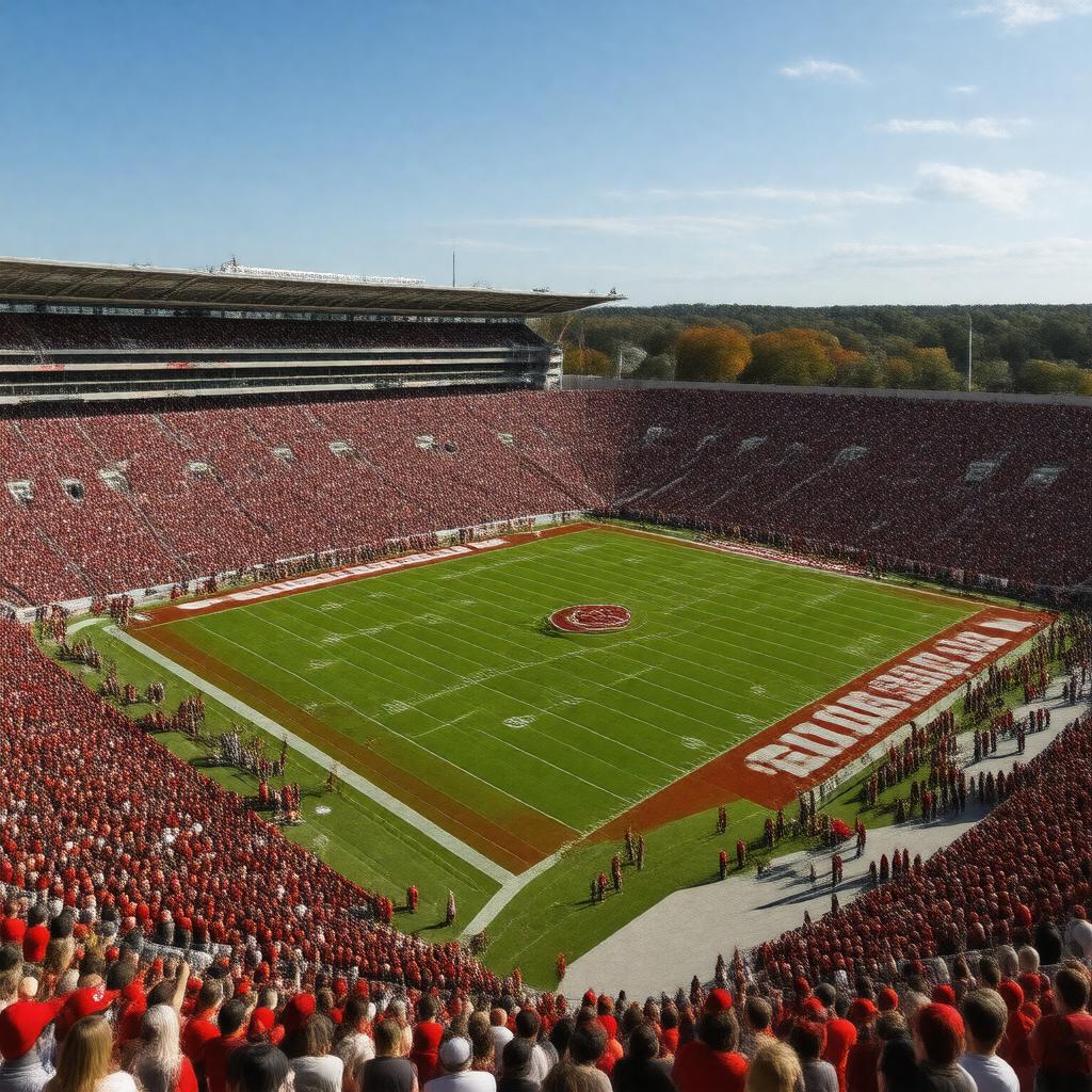 AI-created image of Camp Randall Stadium