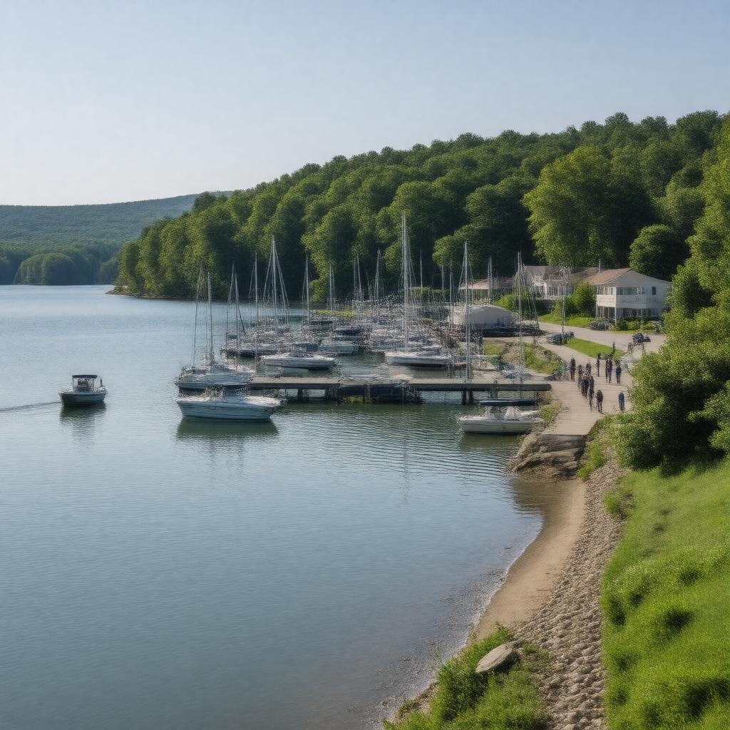 AI-created image of Campbell Point Marina