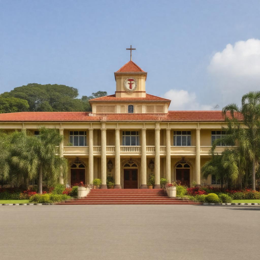 AI-created image of Campion College, Jamaica