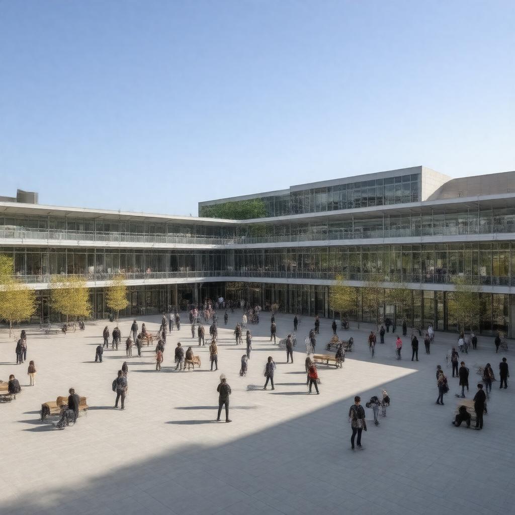 AI-created image of Campus Center