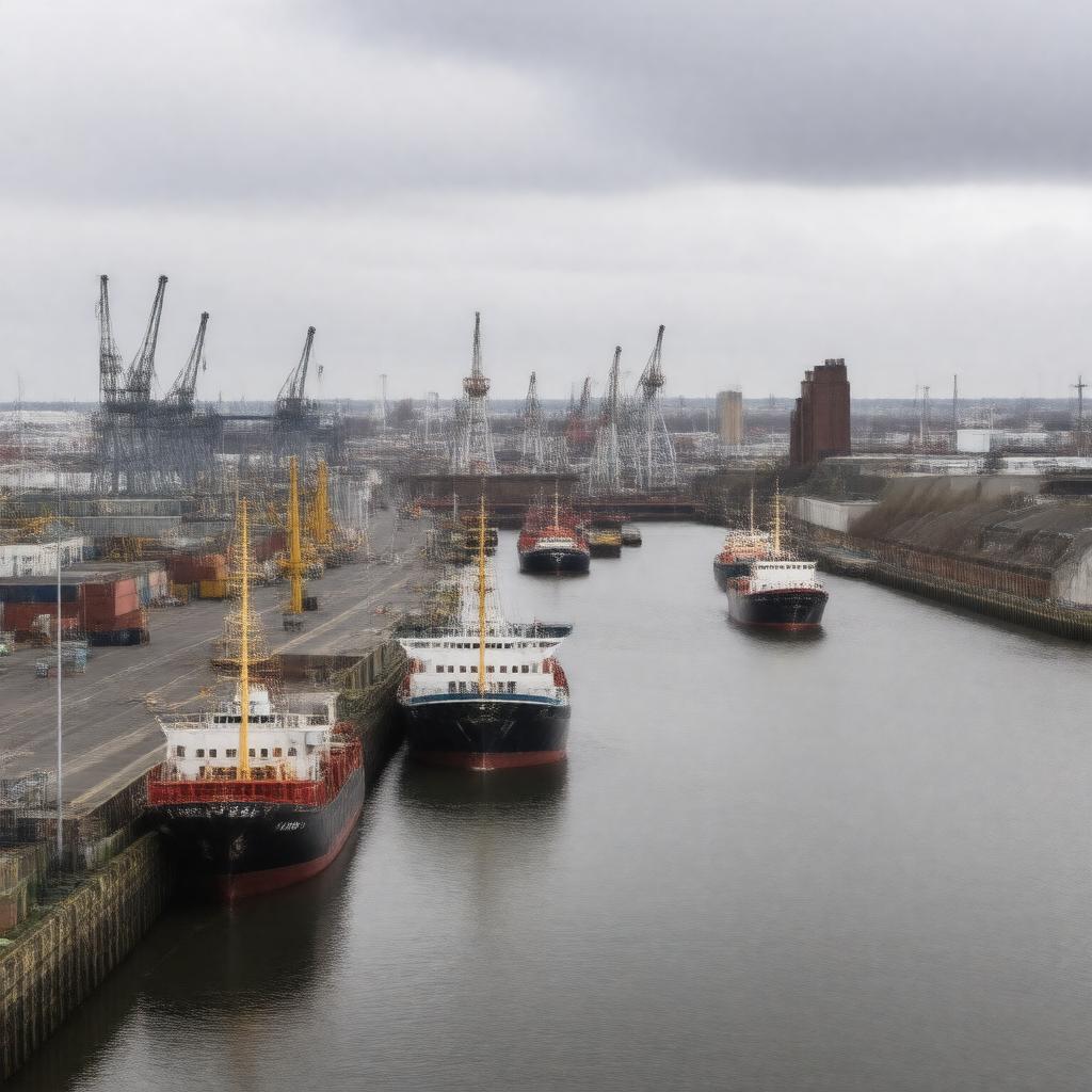 AI-created image of Canada Dock