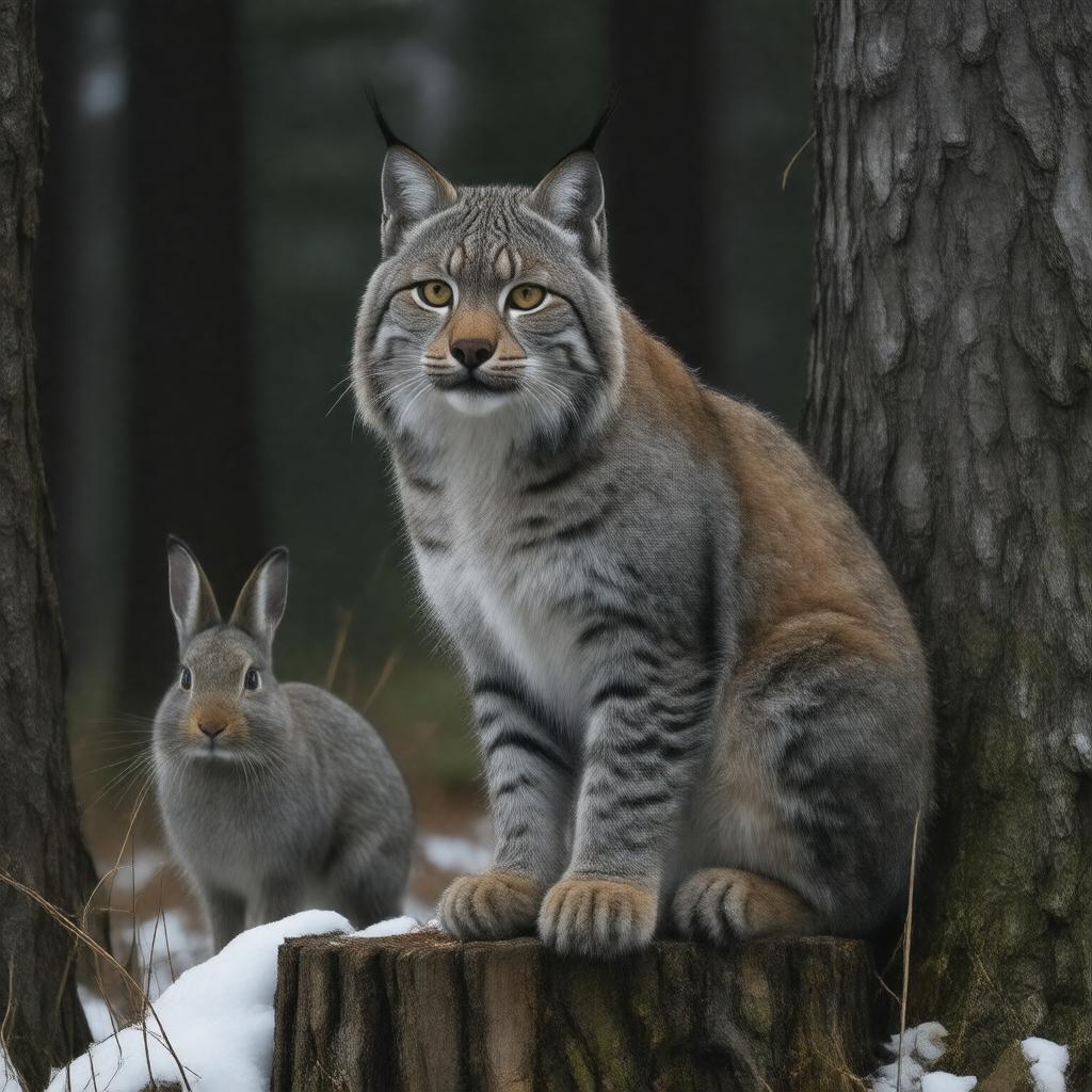 AI-created image of Canada lynx
