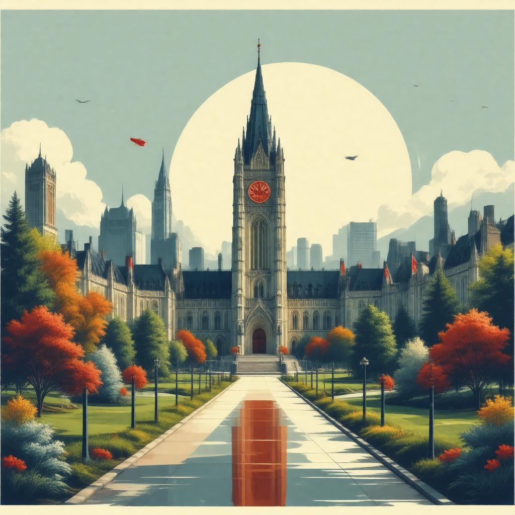 Click to view larger image AI-created image of Canadian Association of Graduate Studies