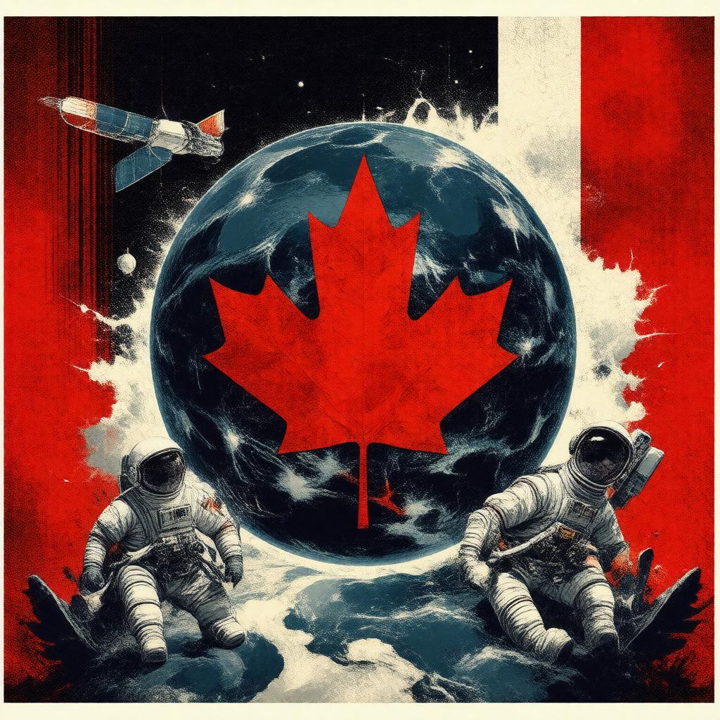 AI-created image of Canadian Space Agency