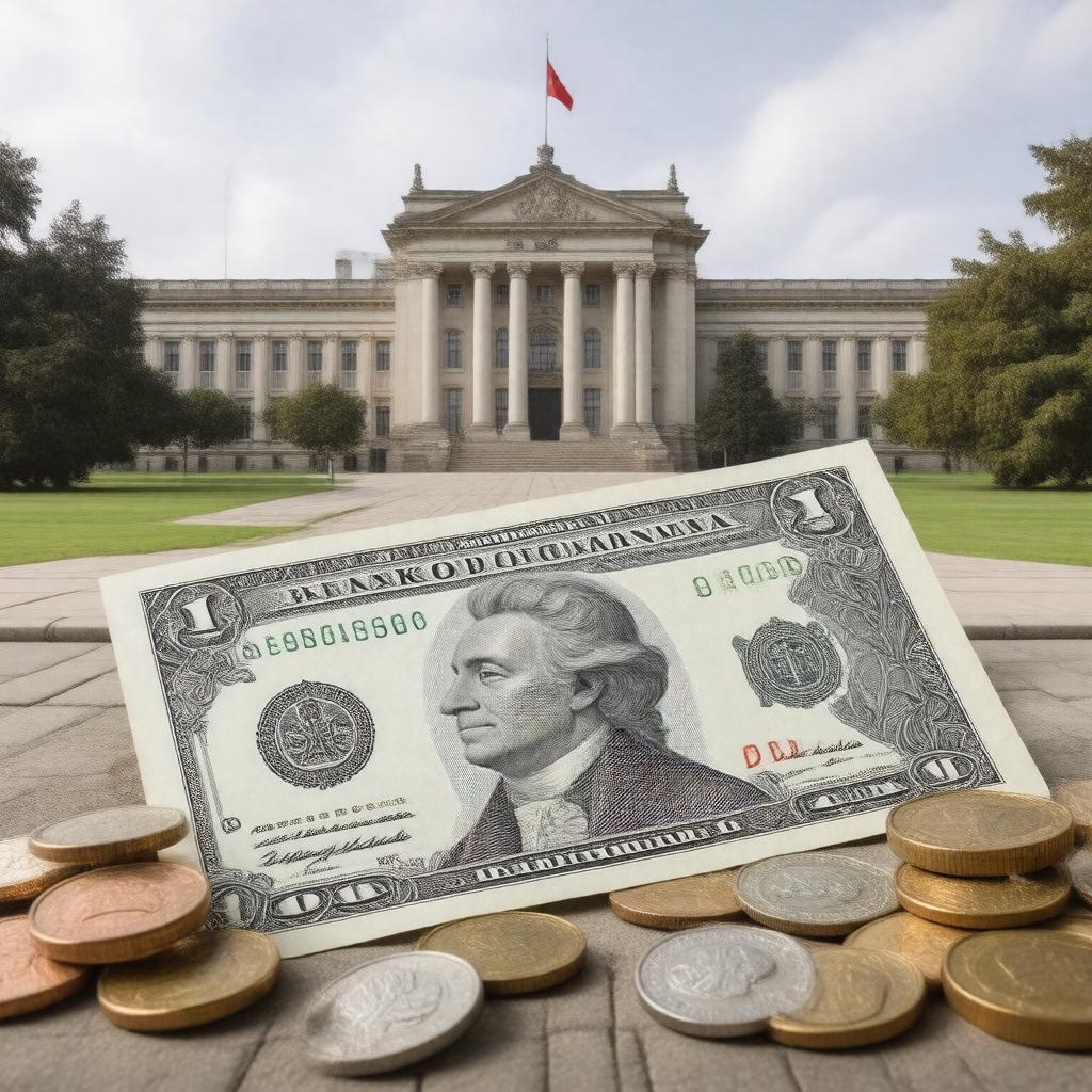 Click to view larger image AI-created image of Canadian dollar