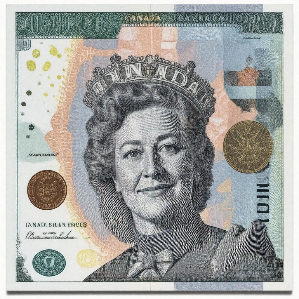 AI-created image of Canadian dollars