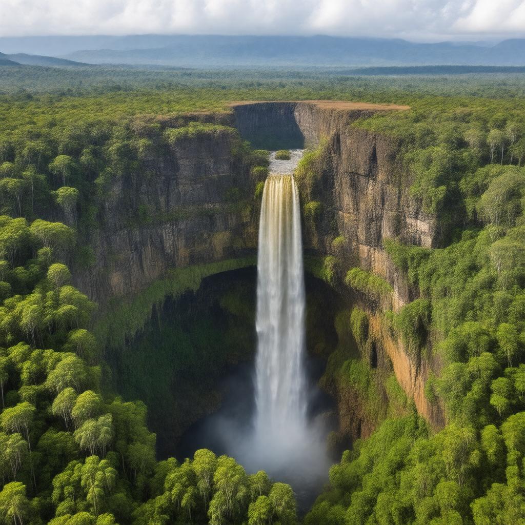 AI-created image of Canaima National Park