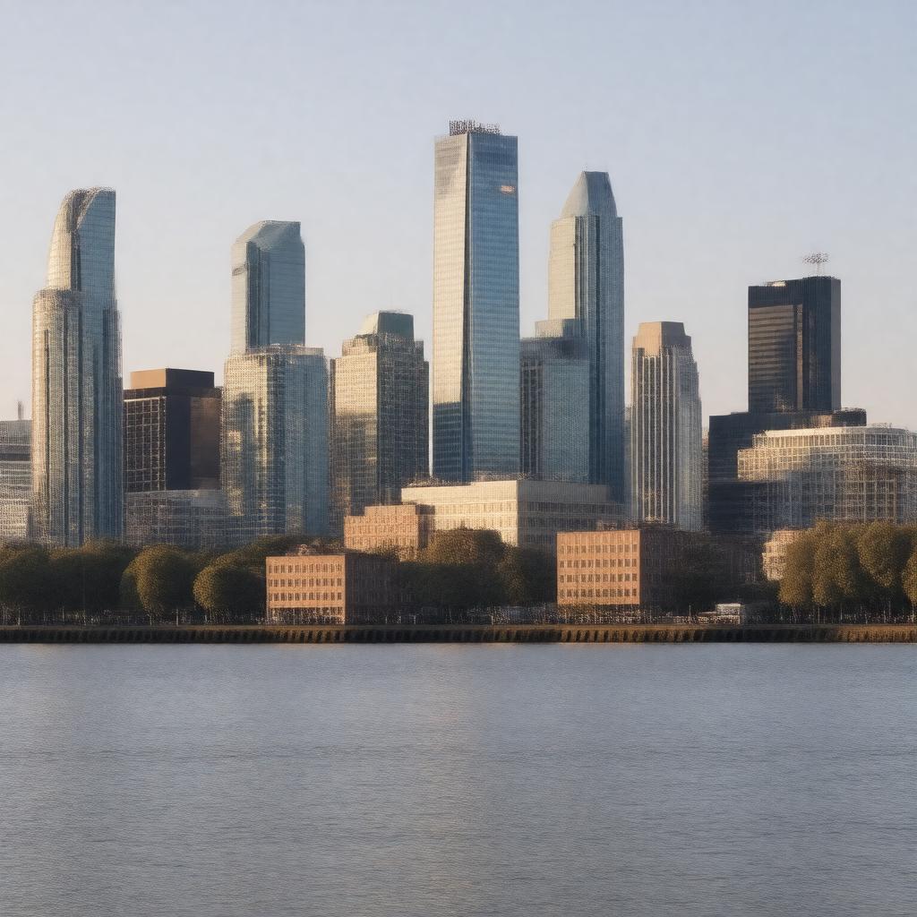 AI-created image of Canary Wharf Group