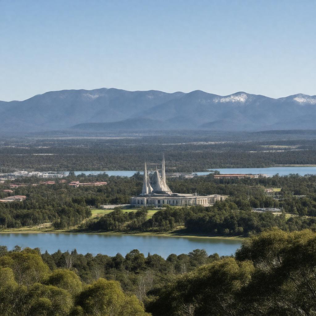 AI-created image of Canberra
