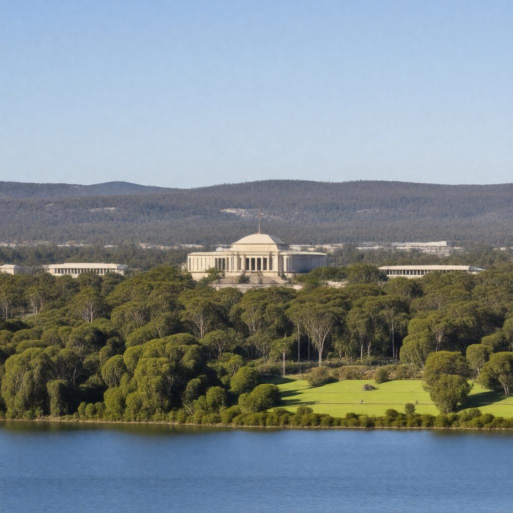 AI-created image of Canberra, Australia