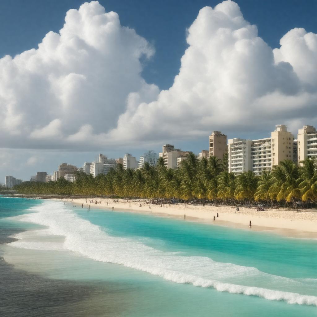 AI-created image of Cancún, Mexico