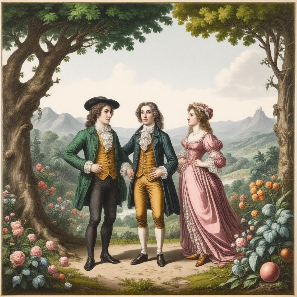 AI-created image of Candide