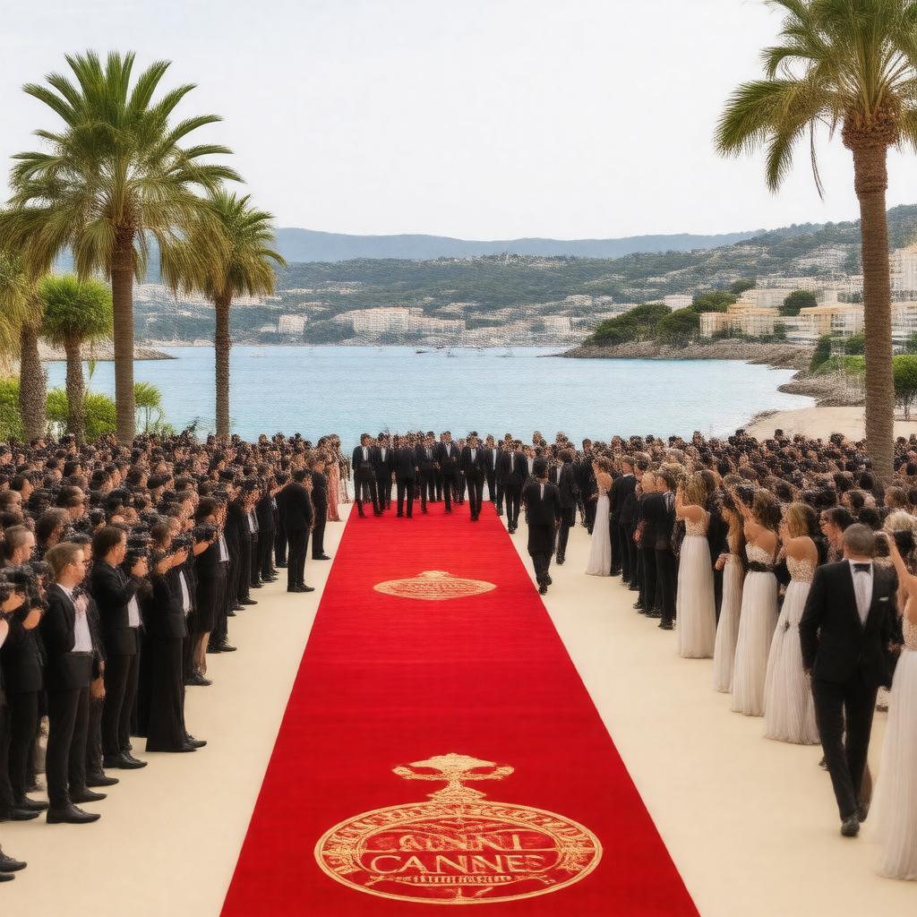 AI-created image of Cannes Film Festival