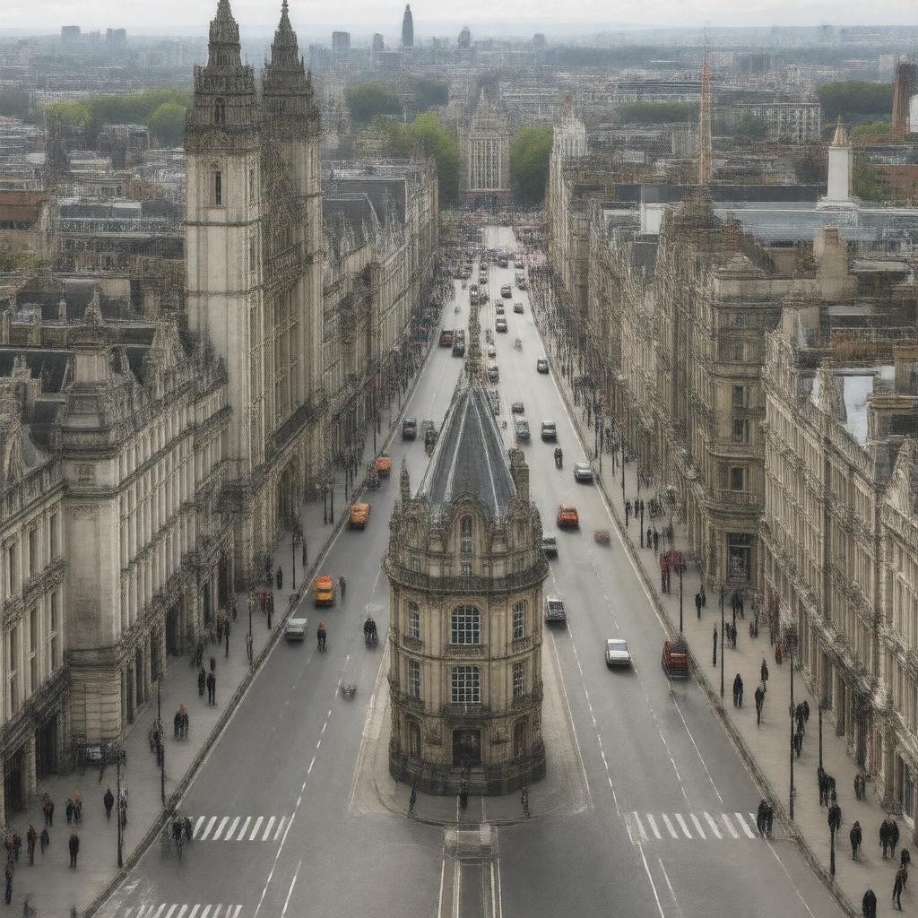 Click to view larger image AI-created image of Cannon Street