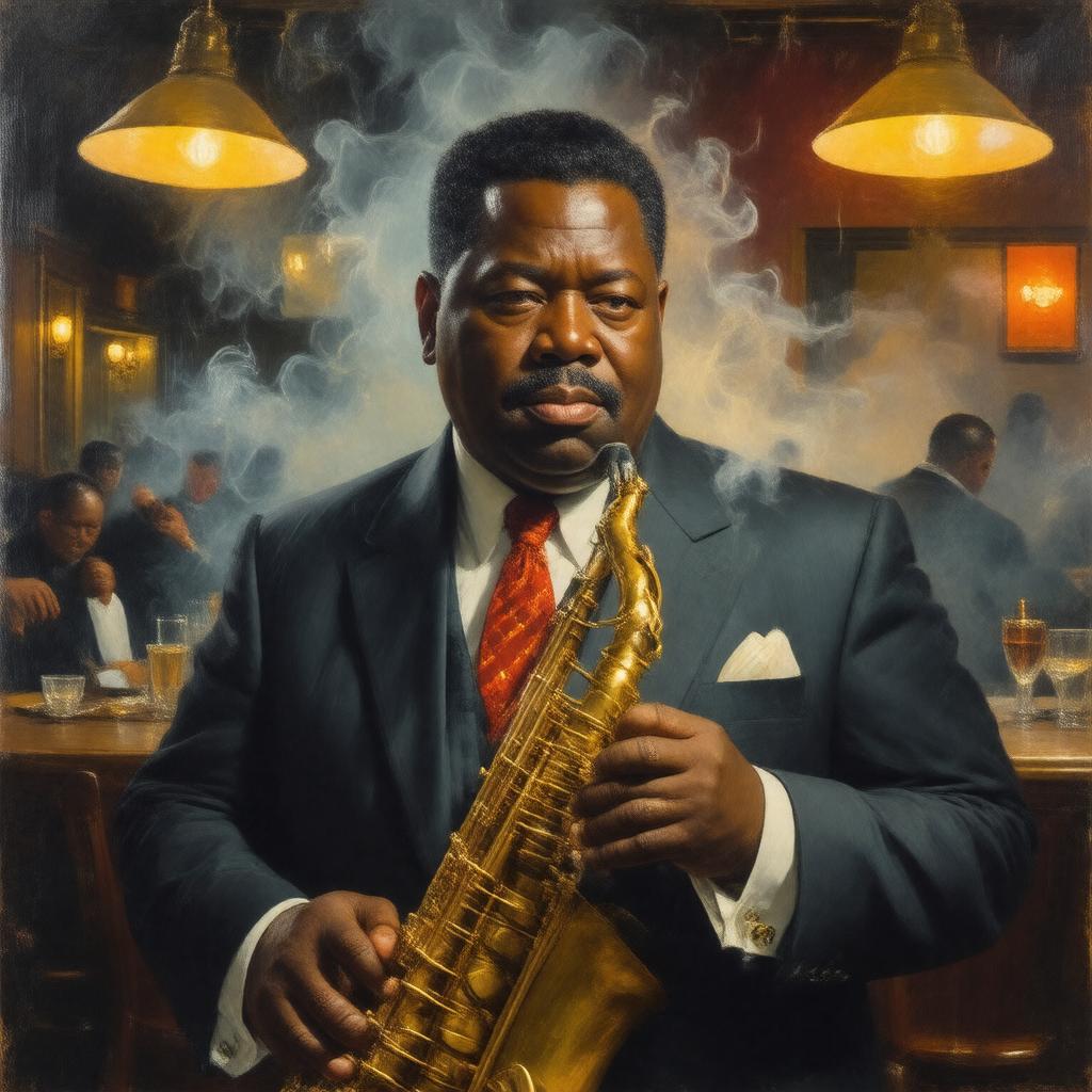 AI-created image of Cannonball Adderley