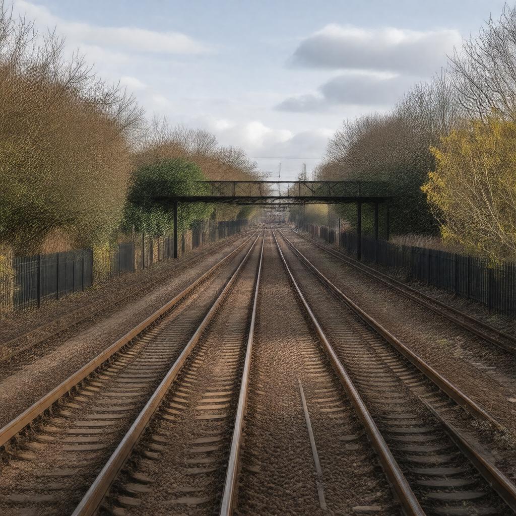 AI-created image of Canonbury Sidings