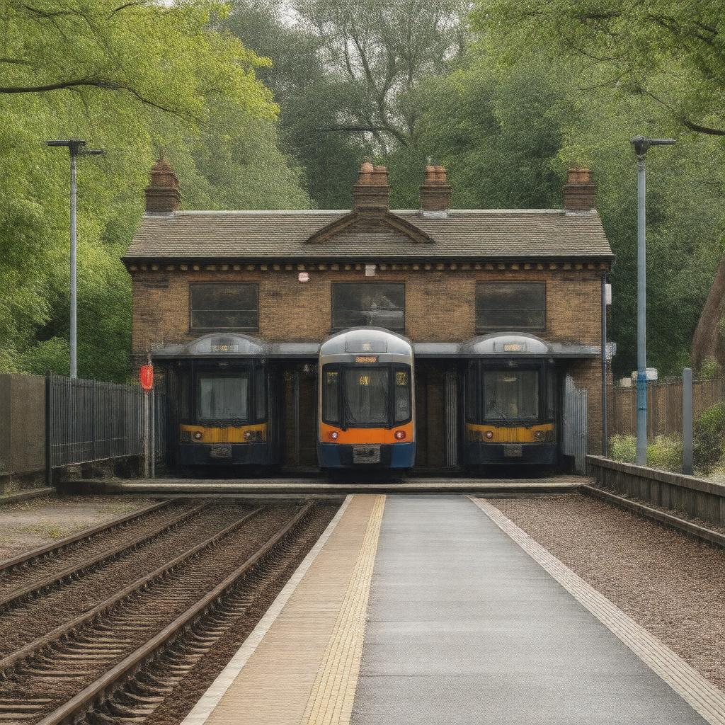 AI-created image of Canonbury railway station