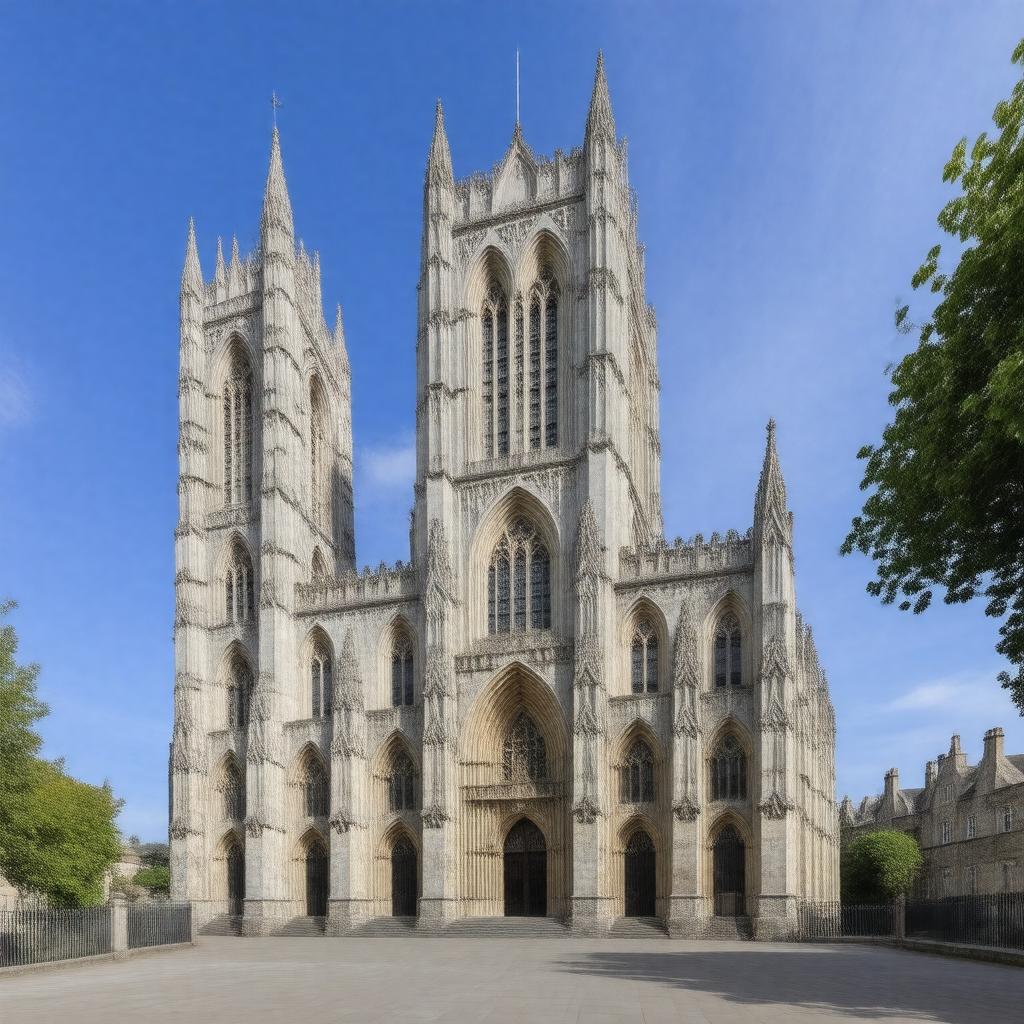 AI-created image of Canterbury Cathedral