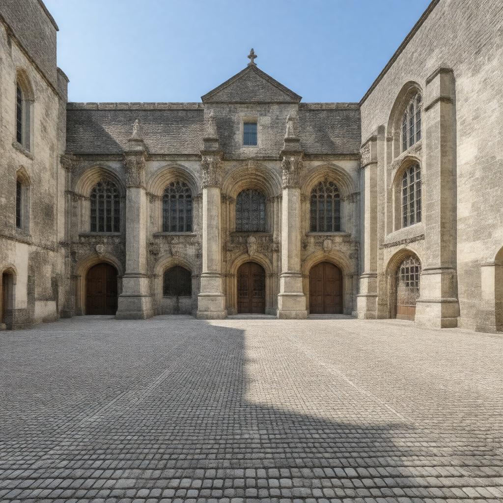 AI-created image of Canterbury Roman Museum