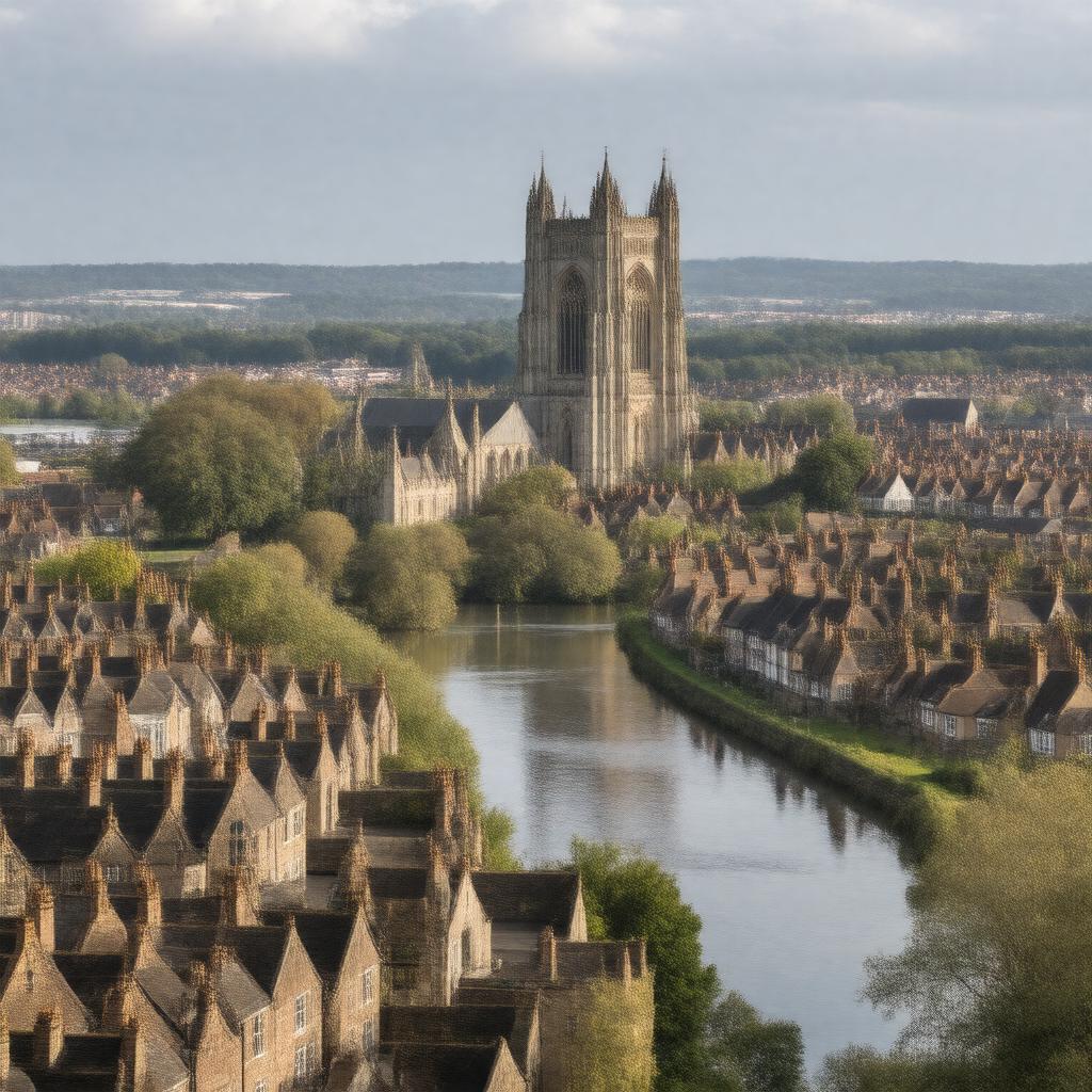 AI-created image of Canterbury