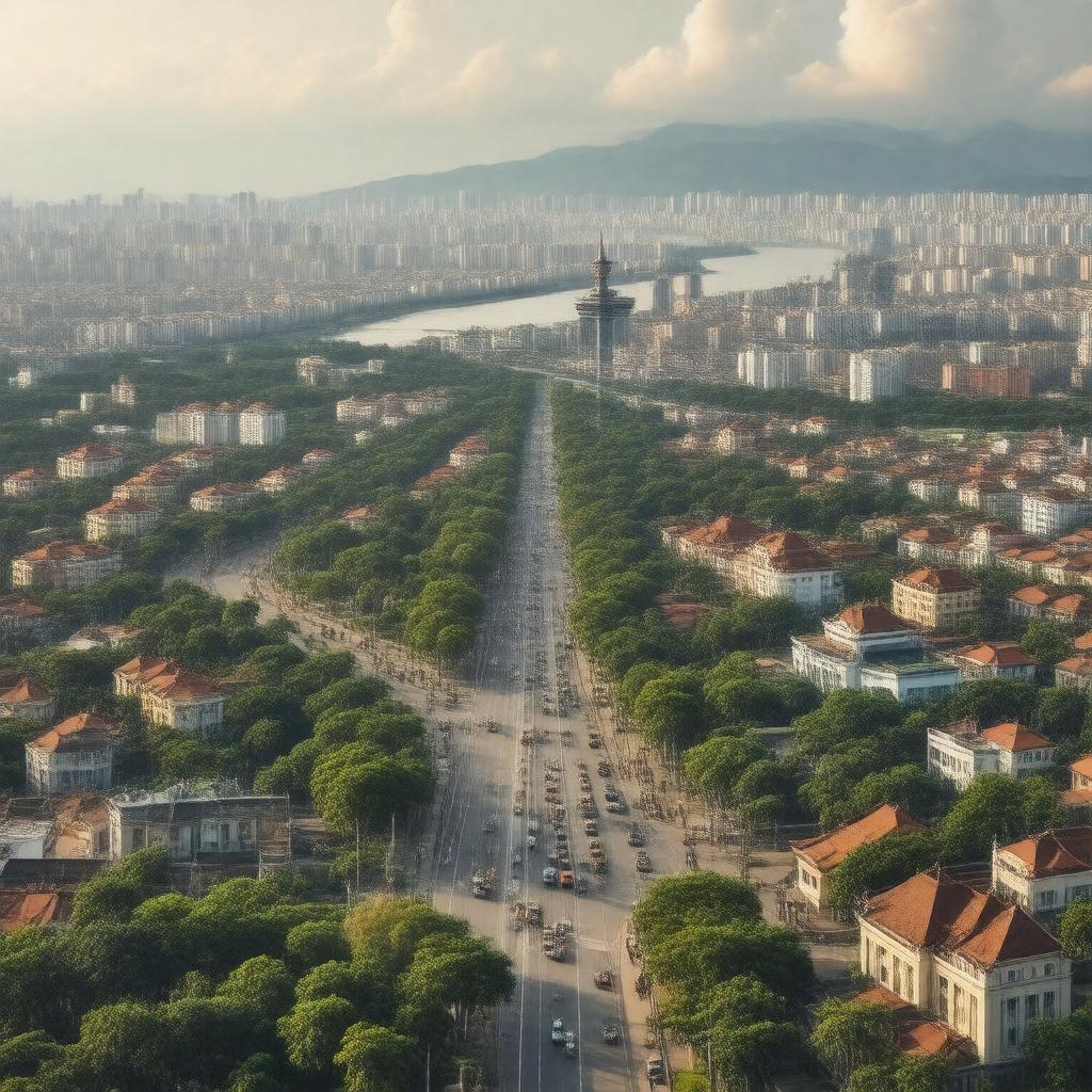 AI-created image of Canton, China