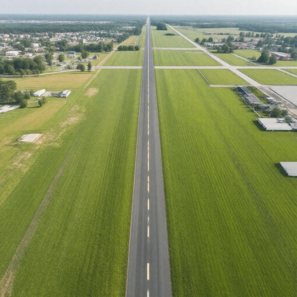 AI-created image of Canton Municipal Airport