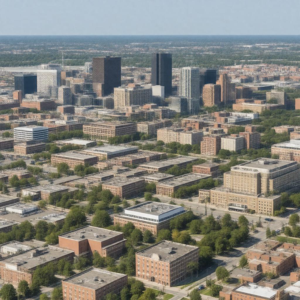 AI-created image of Canton, Ohio