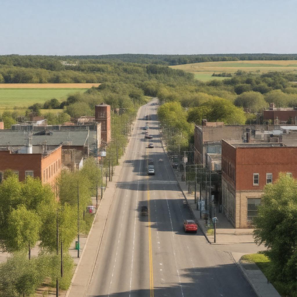AI-created image of Canton, South Dakota, United States