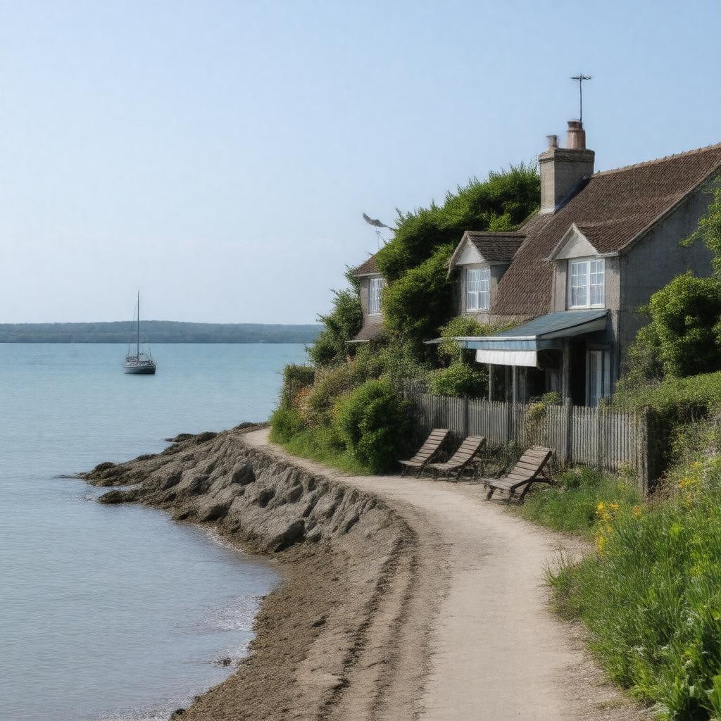 AI-created image of Canvey Island, Essex, England